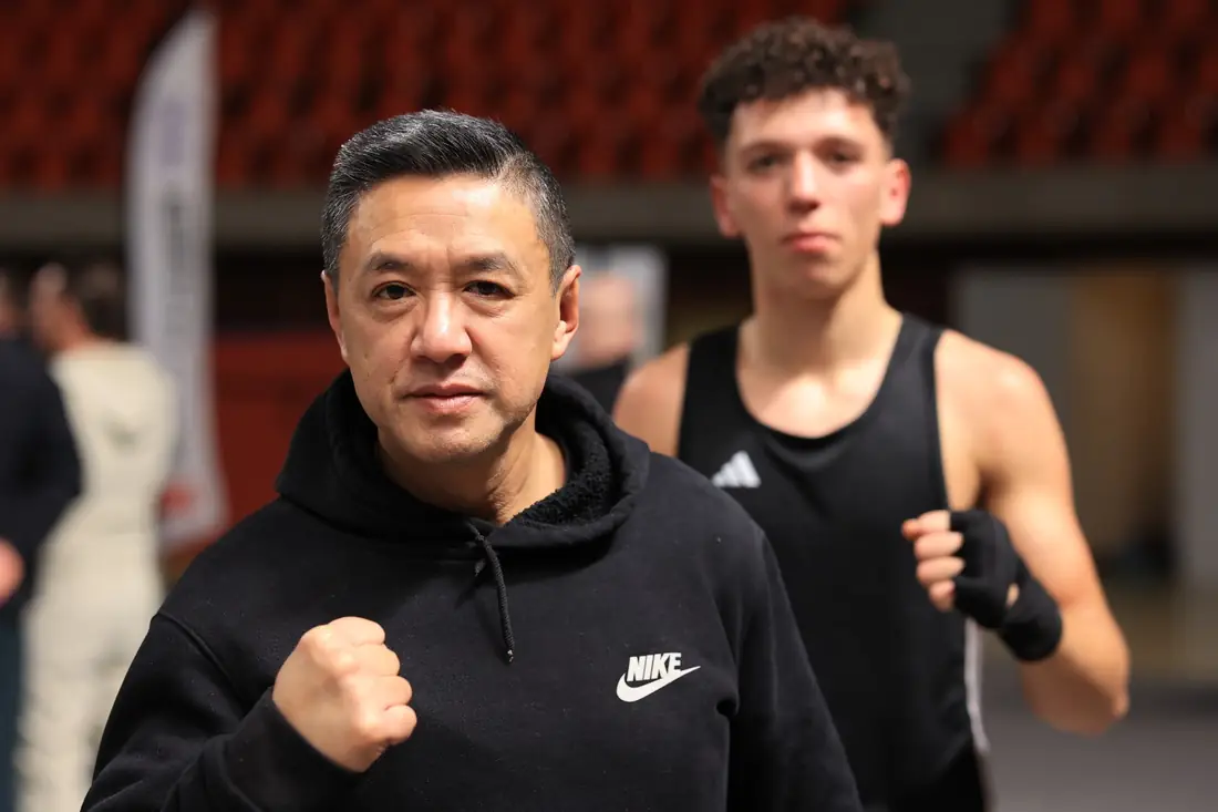 Jean Léoté, entraîneur du Léoté Boxing Club